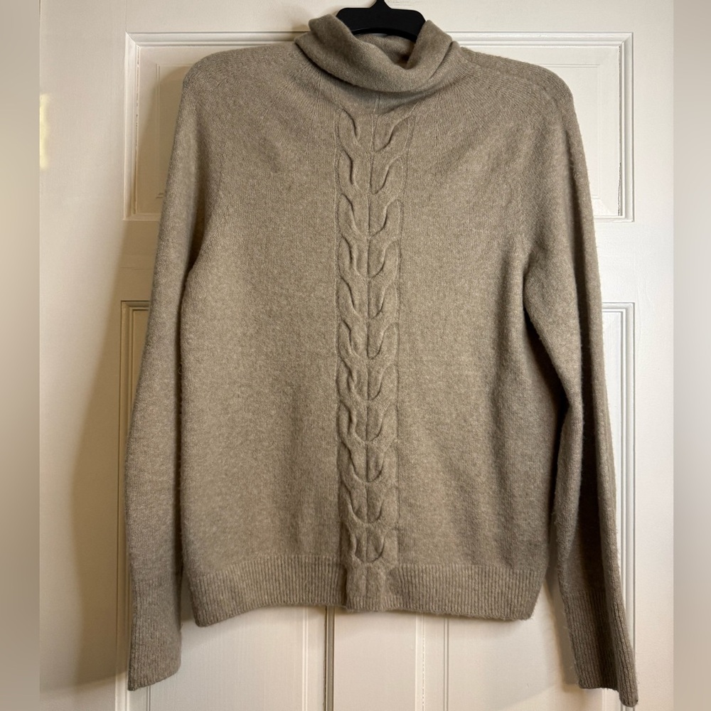 Knititude Wool Blend Cowl Neck Sweater